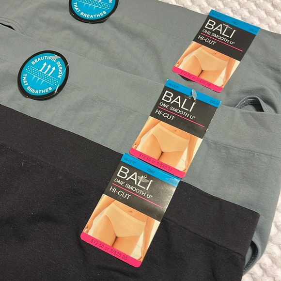 3 pair of Bali one smooth U Hi-Cut underwear 2XL - Picture 2 of 4